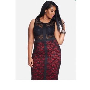 Lace bodycon dress